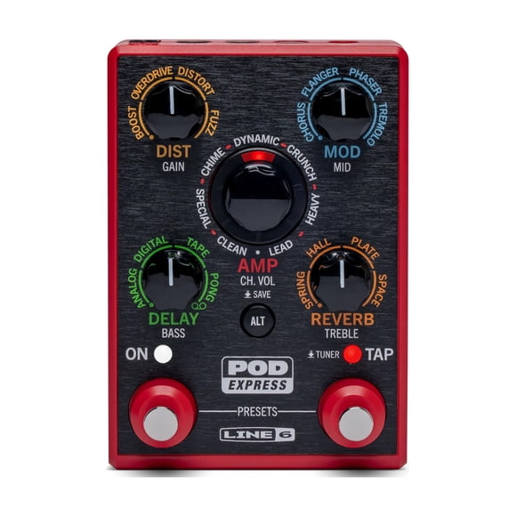 Procesador de efectos de guitarra Line 6 POD Express