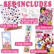 thumbnail image 2 of Set de libros para colorear Disney Minnie Mouse con pegatinas y colgador de puerta, 2 of 9