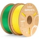 thumbnail image 1 of Filamento para impresora 3D ELEGOO Rapid PETG de 1,75 mm, amarillo y verde, 1 of 3