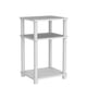 thumbnail image 4 of Mesa auxiliar Furinno Just de 3 niveles Turn-N-Tube, paquete de 2 unidades, blanca, 4 of 9