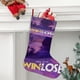 thumbnail image 2 of Ganar o Perder Tema: Calcetines de Navidad, fino lino blanco para colgar en escaleras y chimenea, decoración navideña para el hogar, regalo de Navidad.54cm×38cm, 2 of 5
