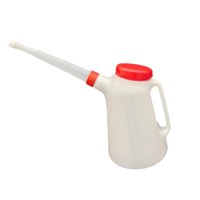 Ioensy - Recipiente Medidor De Aceite Con Tapa, Recipiente Para Aceite Con Escala, Dispensador De Aceite Automotriz Rojo