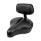 thumbnail image 1 of Asiento De Bicicleta Con Respaldo Sillín De Bicicleta Eléctrica De Cuero Extra Ancho Desmontable, 1 of 3