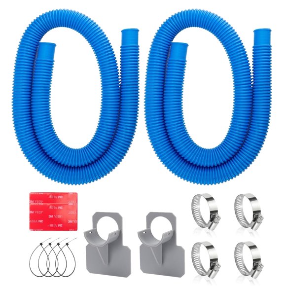 Juego de mangueras para piscina Nefemo de 1.25 x 104.14 cm para piscinas elevadas