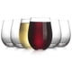 thumbnail image 1 of Copa De Vino Sin Tallo Roja Y Blanca 540 Ml Juego De 6, 1 of 7