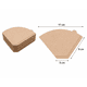 thumbnail image 2 of Filtros de Papel para Café V60 Nº1 Kraft 100 Unidades 17 x 9 cm, 2 of 5
