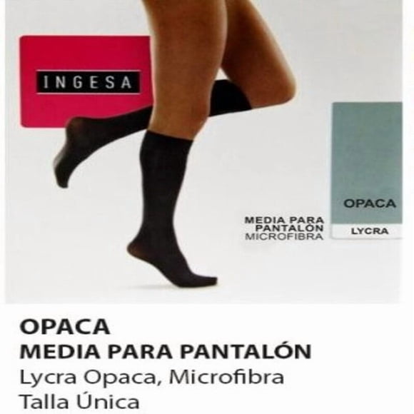 Medias pantalón opaca 60 denier TU azul