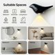 thumbnail image 2 of Aplique de pared Civicia Pack de 2 en negro obsidiana – plástico, 2 of 7