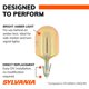 thumbnail image 4 of Bombilla Mini SYLVANIA 7440A SilverStar Pack de 2, 4 of 9