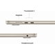 thumbnail image 2 of MacBook Air Apple 2025 Chip M4 16GB RAM 256GB SSD 15.3" Starlight - Reacondicionado, 2 of 3