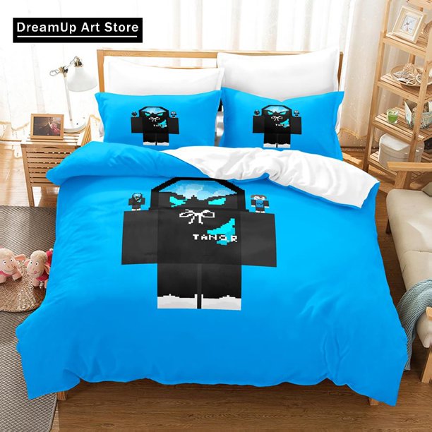 Fashion Tanqr Merch Bedding Set Boys Girls Duvet Cover Pillowcase Bed Adult Bedroom
