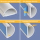 thumbnail image 3 of Kit de fundas para cables D-Line, autoadhesivas, 4 m, color blanco, 3 of 9