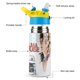 thumbnail image 3 of Thelma y Louise Botella de Agua con Tapa Pop Top de Un Toque, Acero Inoxidable, a Prueba de Fugas, para Deportes, Botella Infantil azul 12 oz, 3 of 6