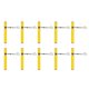 thumbnail image 4 of Cabezal De Plástico Deslizante De Fregadero Resistente Para Línea Trenzada, Pesca De Agua Salada, Amarillo 52 Mm, 4 of 5