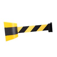 Magideal - Barrera De Pared De Multitudes, Barrera De Cinturón Montada En La Pared, De Control De Multitudes Fija Para Estadios, Desfiles, , 300Cm Amarillo