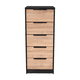 thumbnail image 3 of Cómoda Alta Kaia 5 Cajones Wengue Y Miel 107x45x41 Cm - Muebles Organizadores, 3 of 18