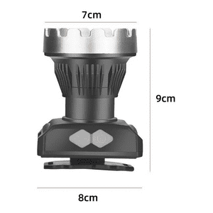 Genérico - Linterna Led Minero Cabeza Cintillo Usb Led Xhp50 Recarga