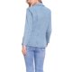 thumbnail image 3 of INSPIRE CHIC Chaqueta de Mezclilla para Mujer con Botones, Solapa con Muesca, Bolsillos a Ambos Lados, Chaquetas de Jean Casual L Azul Claro, 3 of 6
