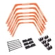 thumbnail image 2 of Anillos de Agilidad Hexagonales Juego de Pies de Agilidad Escalera de Entrenamiento Y Vallas de Velocidad Entrenamiento Multifunción Escalera de Agili Naranja, 2 of 5