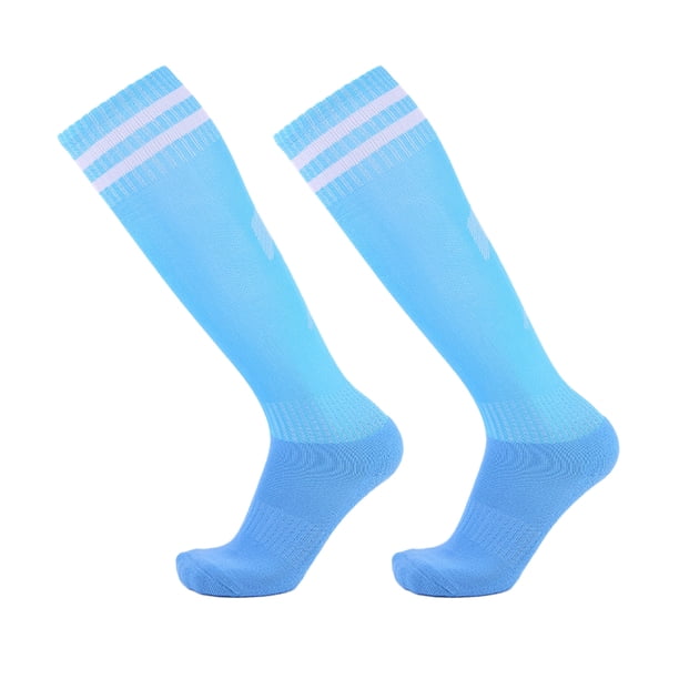 Calcetines de fútbol por encima de la rodilla: medias de entrenamiento con suela gruesa