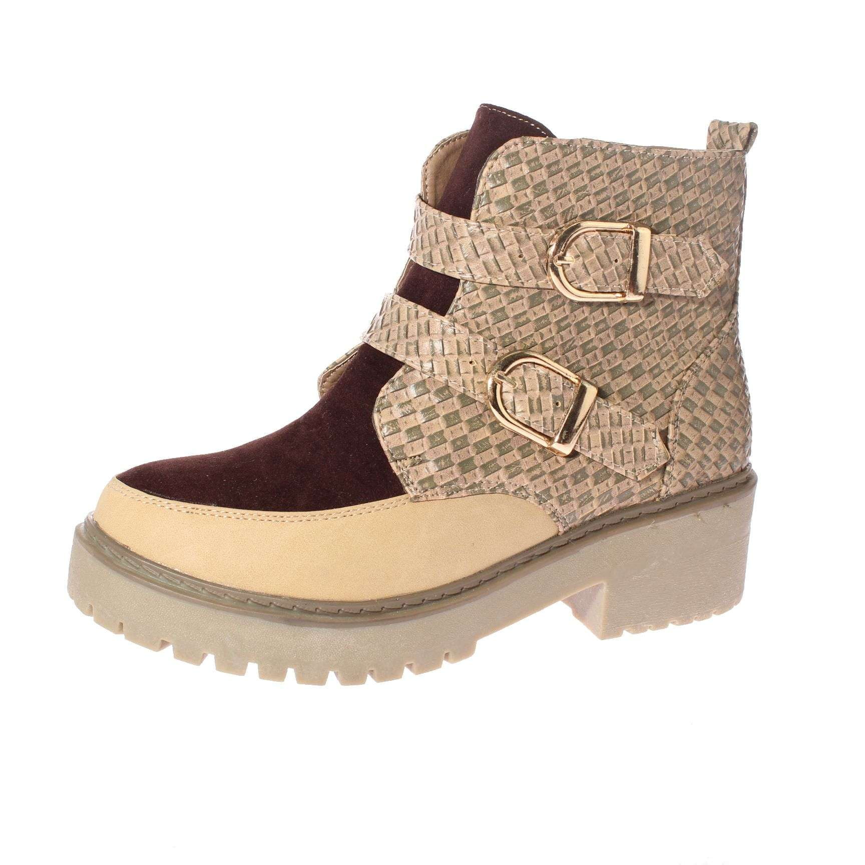 Botín Beige Vía Franca