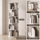 thumbnail image 4 of Homer Design Biblioteca Giratoria Librero Organizador Libros Alto 160cm Color Blanco, 4 of 7