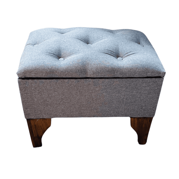 Baul Mediano Gris Lino Rimar