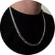thumbnail image 1 of Collar Genérico Plata Ley 925 Cadena Grumet 5 mm 60 cm Unisex, 1 of 2