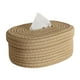thumbnail image 3 of Caja De Pañuelos Tejida De Cuerda De Algodón Para Decoración Elegante Hecha A Mano Amarillo, 3 of 3