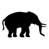 Rienda Libre Graphics - Decomural Elephant Tusks Safari Animals Ws-15813