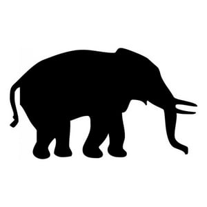 Rienda Libre Graphics - Decomural Elephant Tusks Safari Animals Ws-15813