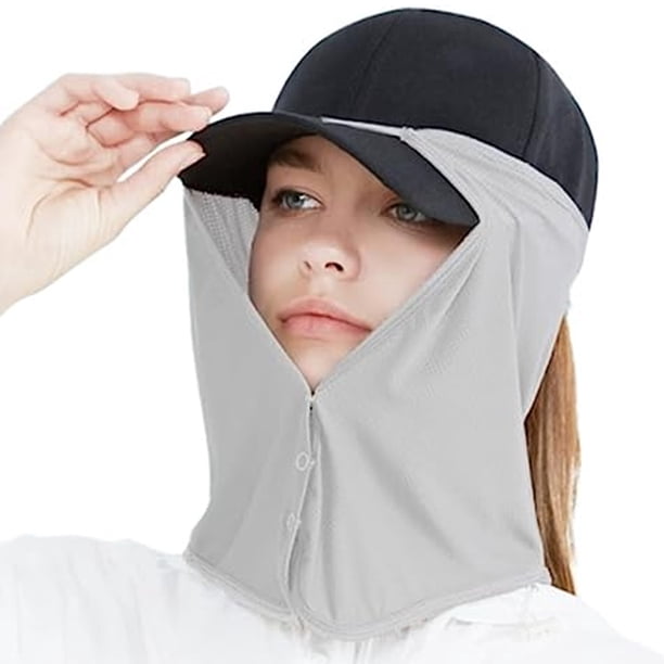 Protección solar para el cuello y la cara, parasol con protección UV, visera solar, protección refrescante