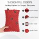 thumbnail image 4 of Almohada para cirugía abdominal zhijiazhi con bolsillo, roja, 4 of 7