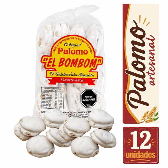 Palomos Artesanales Dulce Chileno Tradicional 12 Unidades