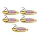 thumbnail image 5 of 5x Cucharas De Pesca Señuelos Cebos De Pesca Duros Para Gran Distancia Cast Agua Dulce Oro 28g, 5 of 5