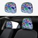 thumbnail image 1 of Alfabeto Lore Funda Protectora Universal para Reposacabezas de Coche, Funda Elástica para Reposacabezas de Asiento de Auto, Funda de Tela Antipolvo, Accesorios de Interior 2 Piezas, 1 of 6