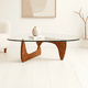 thumbnail image 2 of Mesa de Centro Ola con Madera y Vidrio, 2 of 7
