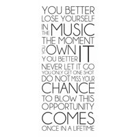 Rienda Libre Graphics - Decomural Lose Yourself Eminem Song Lyrics Ws-40948