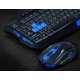 thumbnail image 5 of Kit Teclado Mouse Gamer Inalambrico Receptor Usb Pc Notebook multicolor, 5 of 8