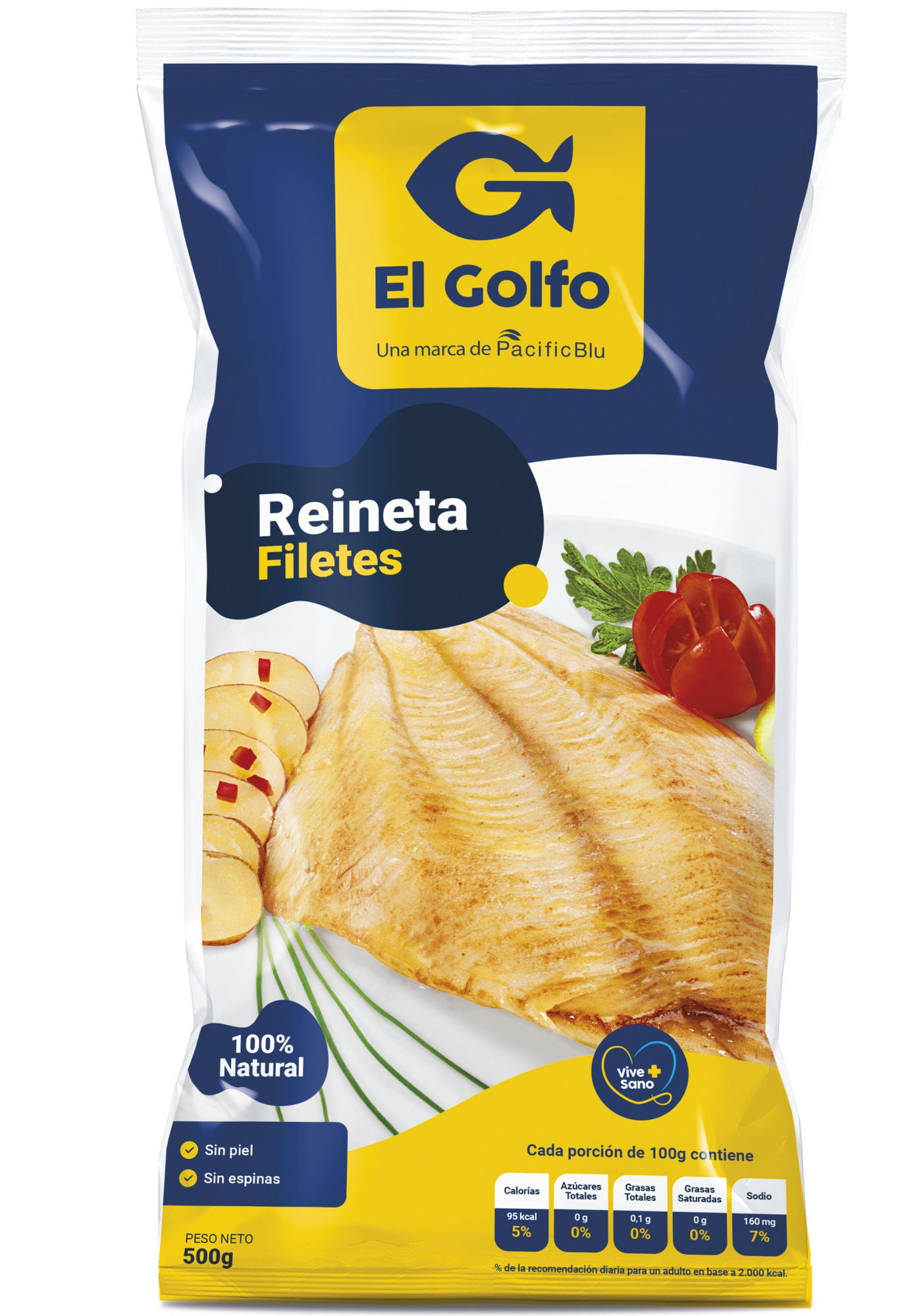 Reineta Filetes Congelado 500 g El Golfo