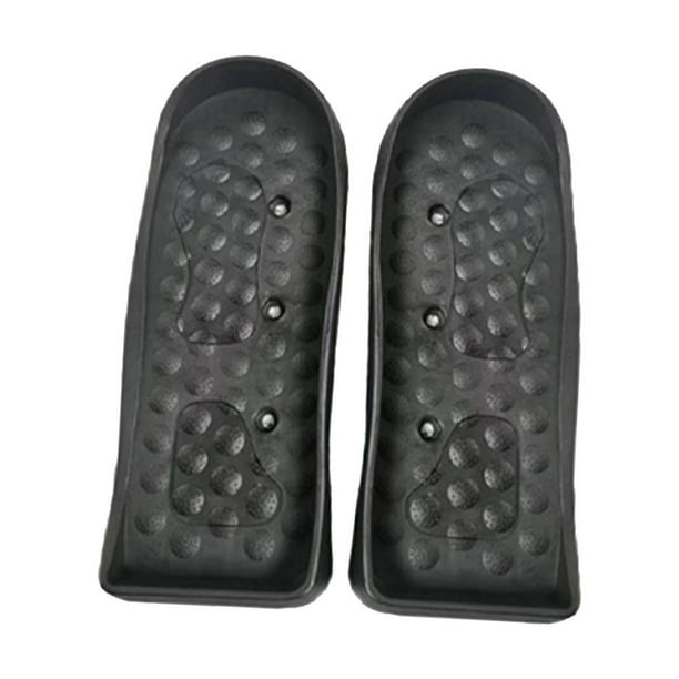 Pedales Para Máquina Elíptica – 1 Par, Negro, Plástico Resistente | Accesorio De Reemplazo Para Gimnasio