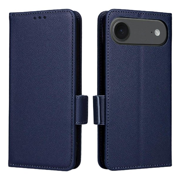 Funda Cartera para iPhone Air Tapa Flip con Ranuras y Soporte Azul