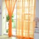 thumbnail image 1 of suxuMhao Cortinas, Juego de 2 Paneles Cortinas Semitransparentes Montadas en Poste, Cortinas Largas Ligeras 39x79in, Cortinas Translúcidas Naranjas para Sala/dormitorio, Visillos de Ventana, 1 of 4