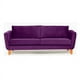 thumbnail image 1 of Sofá Thomas 210 Felpa Morado, 1 of 2
