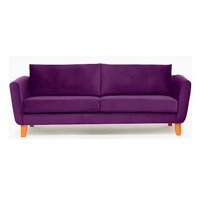 Barra Design - Sofá Thomas 210 Felpa Morado