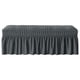 thumbnail image 5 of Funda para banco de comedor, elásticas extraíbles para sillas, de funda de asiento elástico, funda de cojín para banco para , gris Gris oscuro, 5 of 5