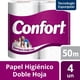 thumbnail image 1 of Papel Higiénico Confort Doble Hoja 50mt x4 unidades, 1 of 2