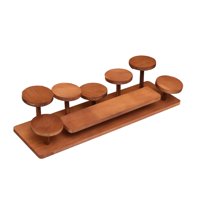 Ioensy - Exhibidor De Madera Escalonado Para Dulces, Sala De Estar, Estante De Madera.