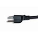 thumbnail image 3 of Cable de alimentación Cablelera ZWACPEAD-10 3m 15A 125V Negro, 3 of 4