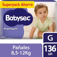 Pañales De Bebé Babysec Premium Talla G X136